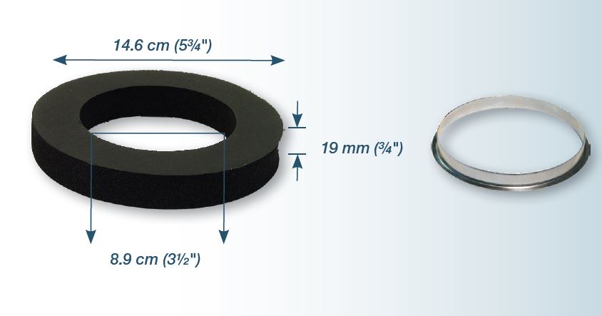 Dichtung für - Motoren mit Metallring
