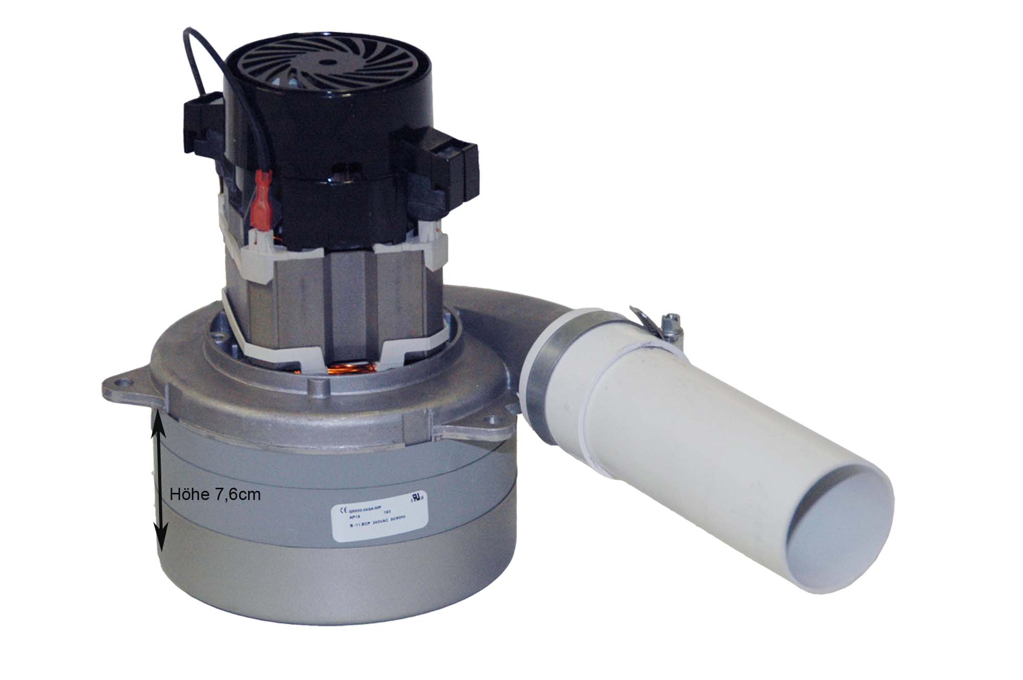 Motor mit 3 Turbinen - Boden flach für Cyclovac Genialvac- Crossvac und Globaltek