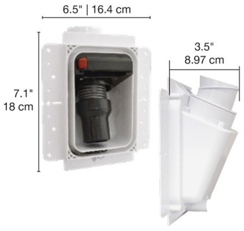 Saugdose für Schlaucheinzug von Retraflex Neues Model-KLEIN