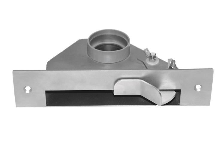 Saugende Kehrdose - echt Edelstahl