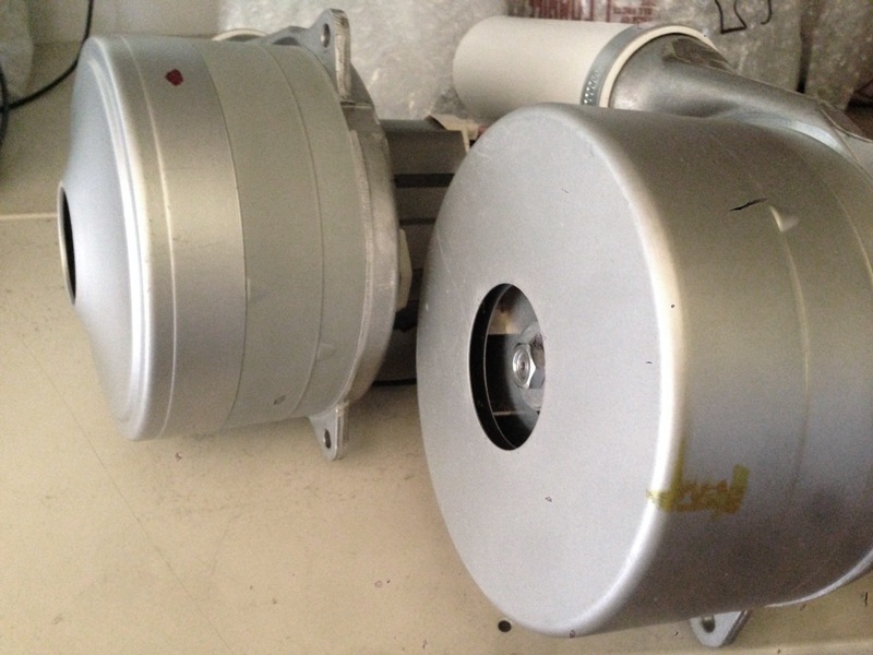 Motor mit 3 Turbinen - Boden Tromp. für Genialvac- Cyclovac- Crossvac, Globaltek usw.