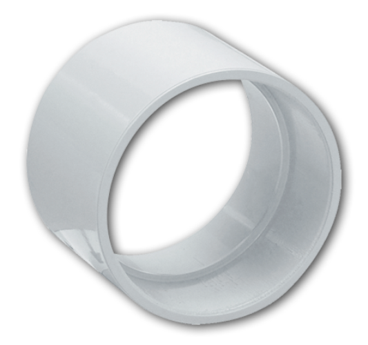 Rohrverbinder "mit Anschlag" - Norm-Rohrverbinder