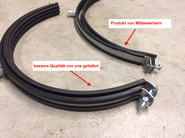 VA-Rohrhalter verzinkt