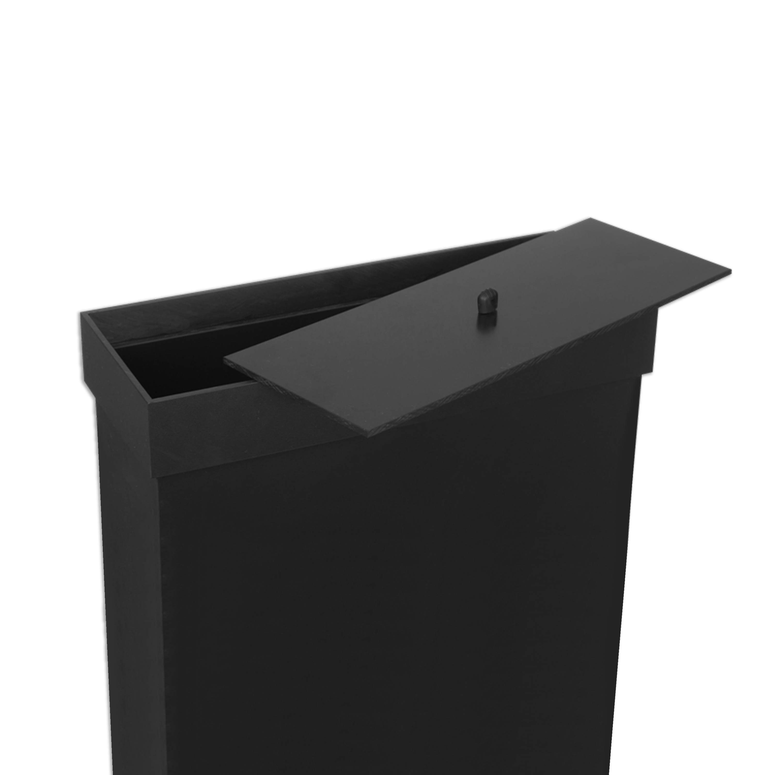 Flachkanal-Deckel ABS mit Griff-Knopf