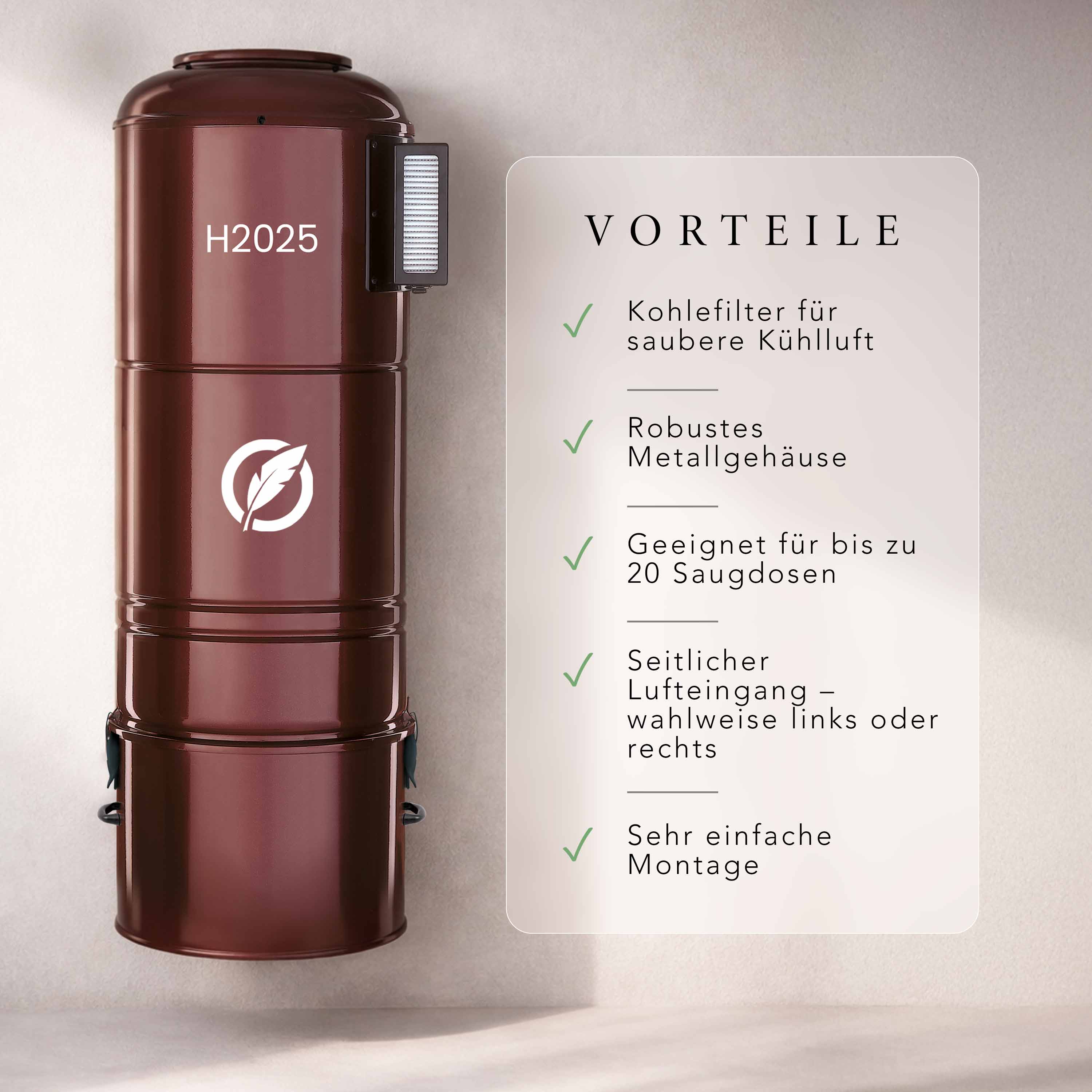 SetH2025 / P2025, 2-motorig + 1x Schlaucheinzug + 3 Normdosen