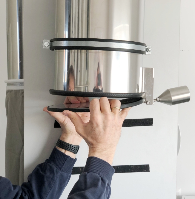 VA-Abwurfklappe selbstöffnend, lang