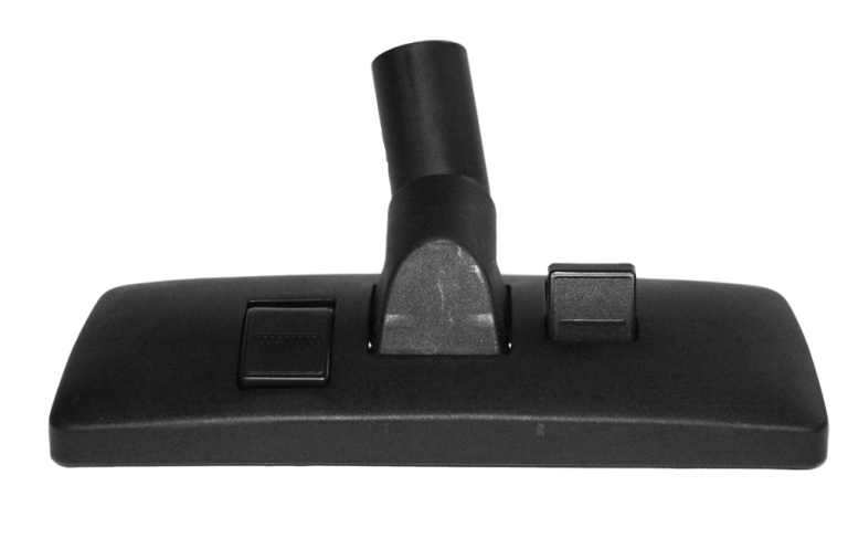 Bodendüse umschaltbar mit Chromstahl-Bodenplatte - schwarz