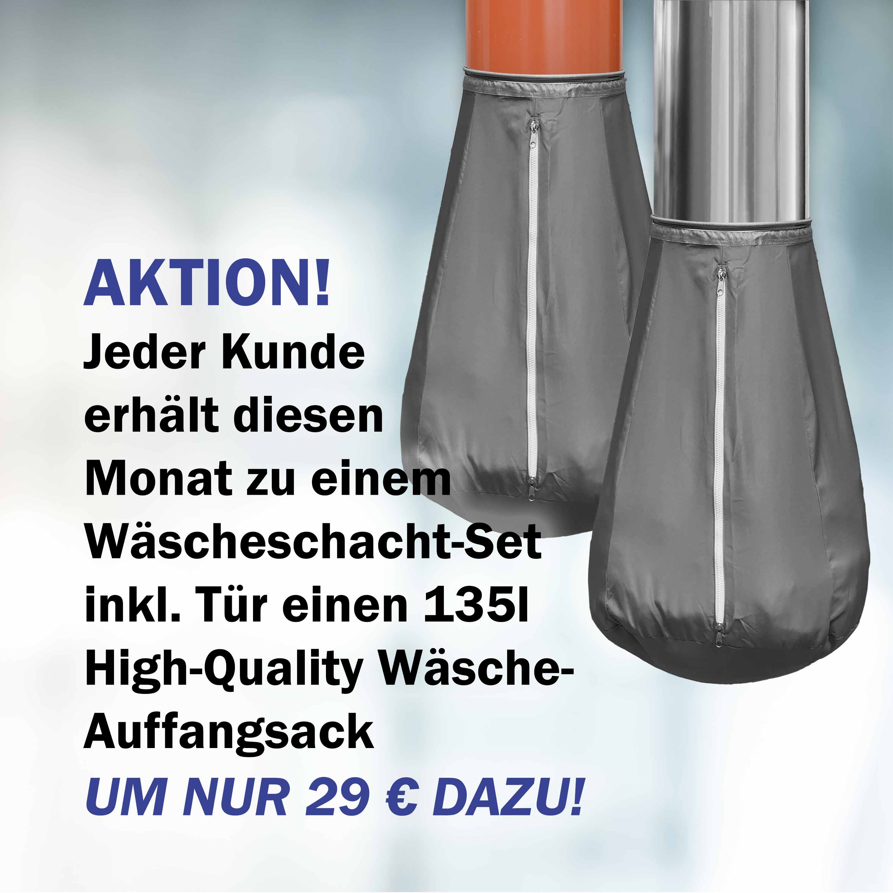 (nur wenn im Warenkorb!) MONATSAKTION Wäscheschacht-Abschluss