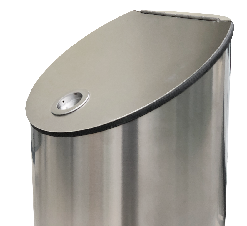 VA-Abwurfsäule mit Schräg-Türe