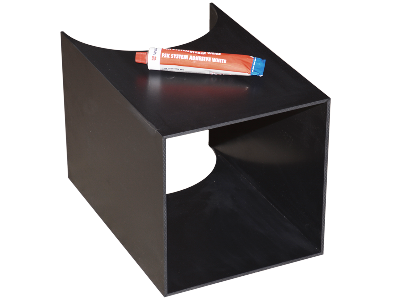 Anklebeschurre für KG-Rohr