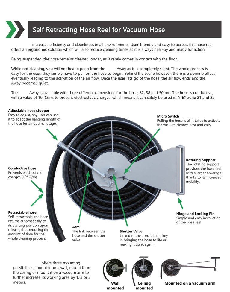 Schlauchaufroller - Professional für Gewerbe