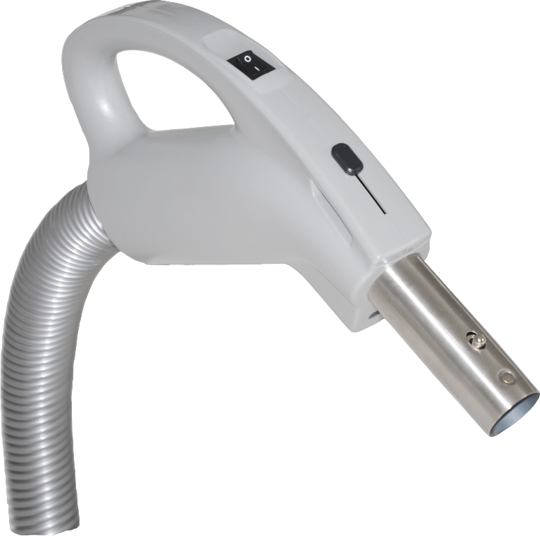 24-V Schlauch schaltbar  - in versch. Längen - Griff grau