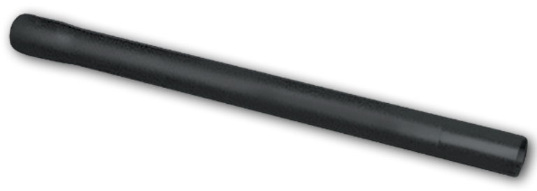 Steckrohr aus Kunststoff oder Stahl verchromt