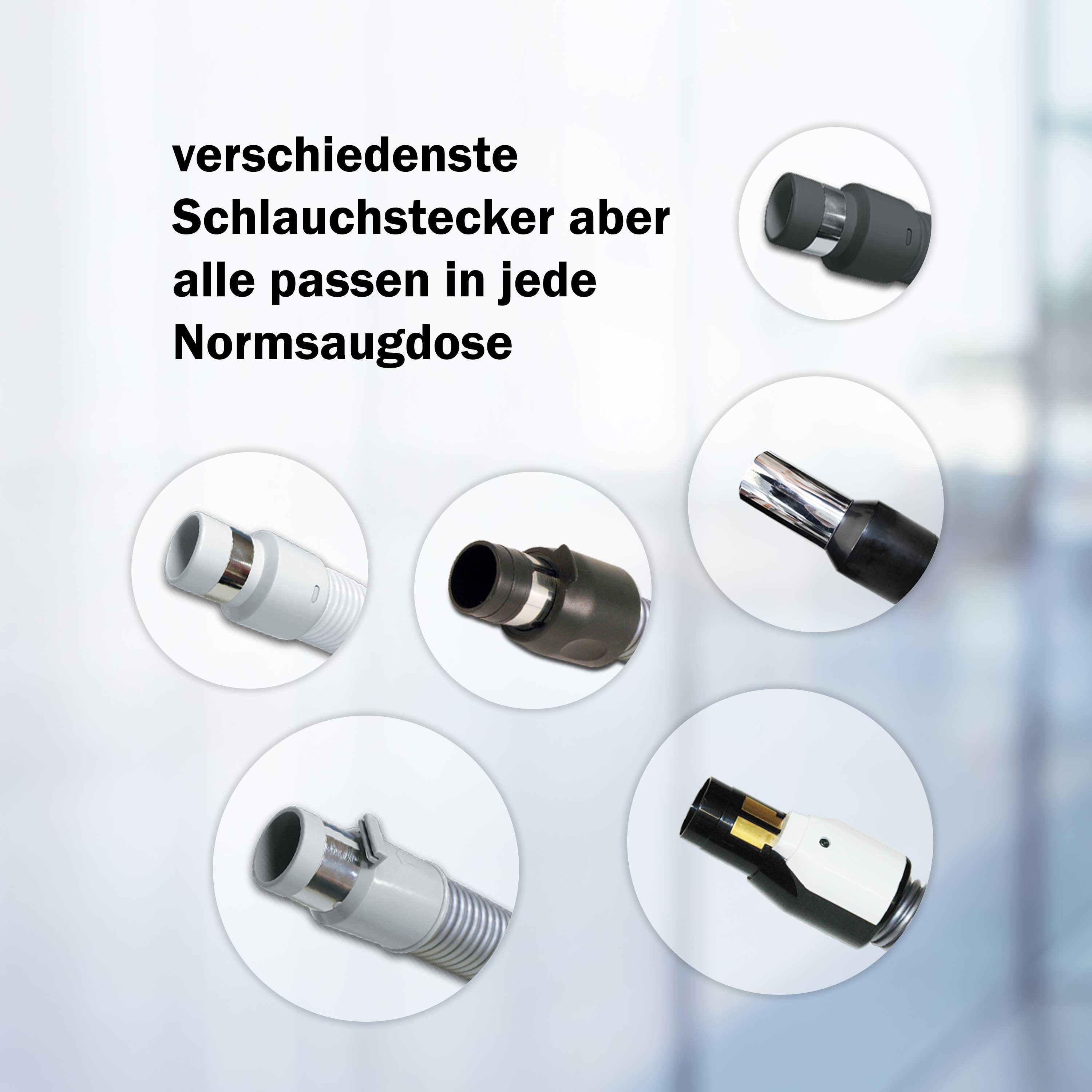 Ersatz-Schlauchstecker Chrom für nicht schaltbare für 39mm Schläuche