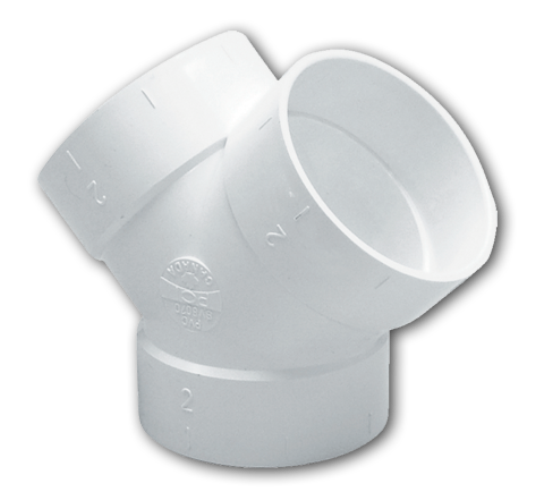 Doppelabzweiger für Abluftleitung bei langen Abluftrohren