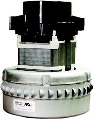 Motor mit 2 Turbinen - extrastark - Radial-bypass für Cyclovac Genialvac - Crossvac usw.