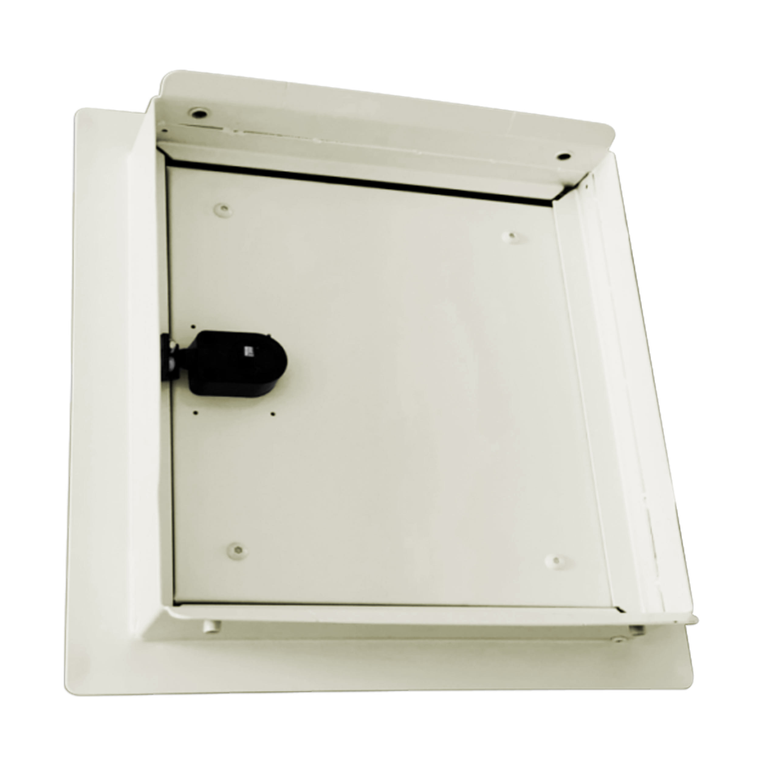 B-Waren Türe beige mit Push-Knopf  240x300 mm