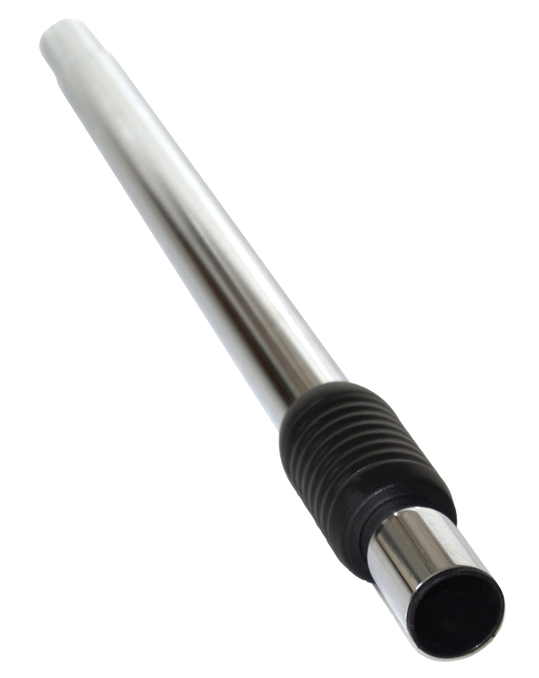 Teleskoprohr mit Einhandbedienung ohne Einrastloch - aus Stahl verchromt