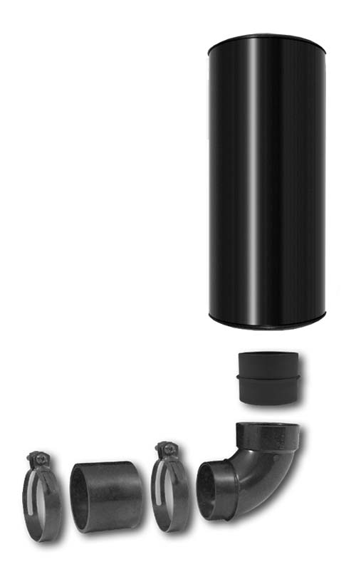 Schalldämpfer-Set original Trovac schwarz