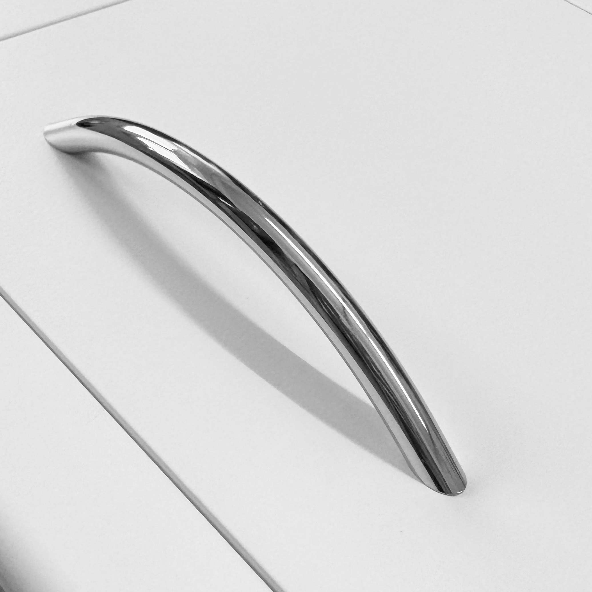 Einwurftür MDF Holz - Weiß - ⌀ 300 mm